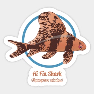 Hi Fin Shark Sticker